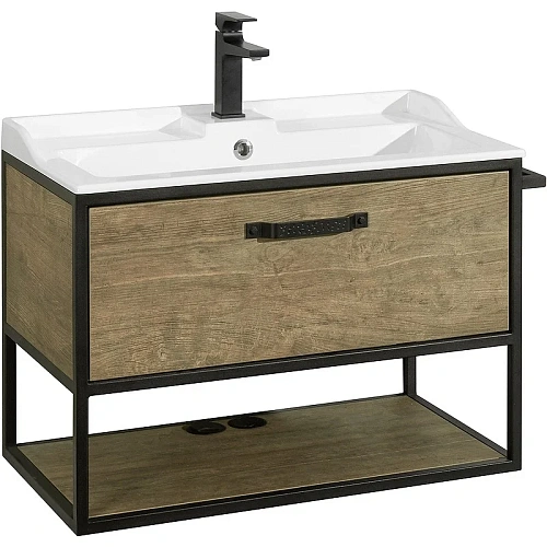 Тумба под раковину Aquaton Лофт Фабрик 80 дуб кантри 1A242401LTDY0 Тумба под раковину Aquaton Лофт Фабрик 80 дуб кантри 1A242401LTDY0