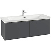 Картинка анонса товара «тумба под раковину villeroy &amp; boch subway 3.0 graphite / graphite c60102vr c60102vr»