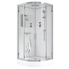 Душевая кабина Ceruttispa VIVA91 90x90x215 профиль хром, стекло прозрачное Душевая кабина Ceruttispa VIVA91 90x90x215 профиль хром, стекло прозрачное