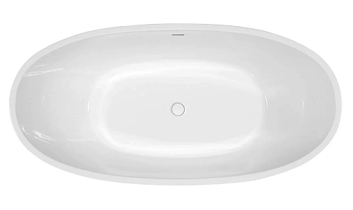 Ванна отдельностоящая ABBER AB9207 165x80 универсальная, белая акриловая Ванна отдельностоящая ABBER AB9207 165x80 универсальная, белая акриловая