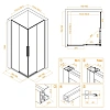 Душевой уголок RGW SV-31 800x800 мм 32323188-11 хром Easy Clean Душевой уголок RGW SV-31 800x800 мм 32323188-11 хром Easy Clean