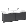 Картинка анонса товара «тумба под раковину villeroy &amp; boch subway 3.0 graphite / graphite c60100vr c60100vr»