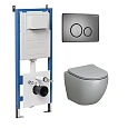 Комплект инсталляции GROSSMAN 900.K31.01.000 с клавишей смыва 700.K31.05.42M.42M графит сатиновый и унитазом GROSSMAN GR-4455GLMS арт.97.4455GLMS.05.42M Комплект инсталляции GROSSMAN 900.K31.01.000 с клавишей смыва 700.K31.05.42M.42M графит сатиновый и унитазом GROSSMAN GR-4455GLMS арт.97.4455GLMS.05.42M