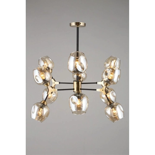 Люстра потолочная Omnilux Pozzallo OML-93407-12 Люстра потолочная Omnilux Pozzallo OML-93407-12