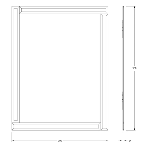 Зеркало Evoform Style BY 0810 70х90 см Зеркало Evoform Style BY 0810 70х90 см