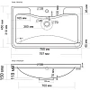 Раковина Style Line Andrea Атлантика 80 ЛС-00000616 мебельная Раковина Style Line Andrea Атлантика 80 ЛС-00000616 мебельная