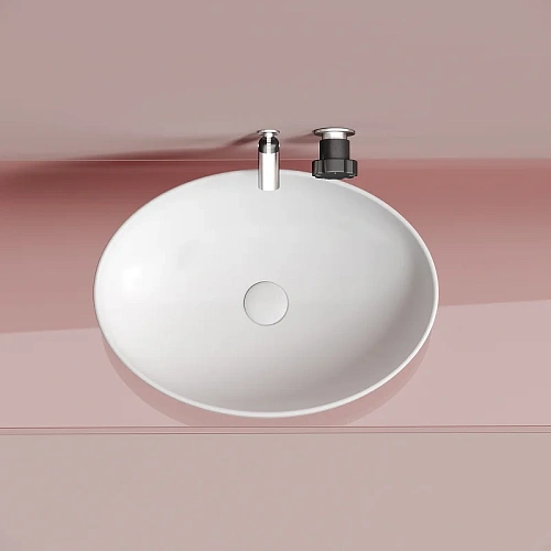 Раковина Ceramica Nova ELEMENT CN6056MW белый матовый накладная Раковина Ceramica Nova ELEMENT CN6056MW белый матовый накладная