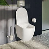 Унитаз подвесной VitrA Mia Round SmoothFlush, безободковый 7510B003-0075 без сиденья Унитаз подвесной VitrA Mia Round SmoothFlush, безободковый 7510B003-0075 без сиденья