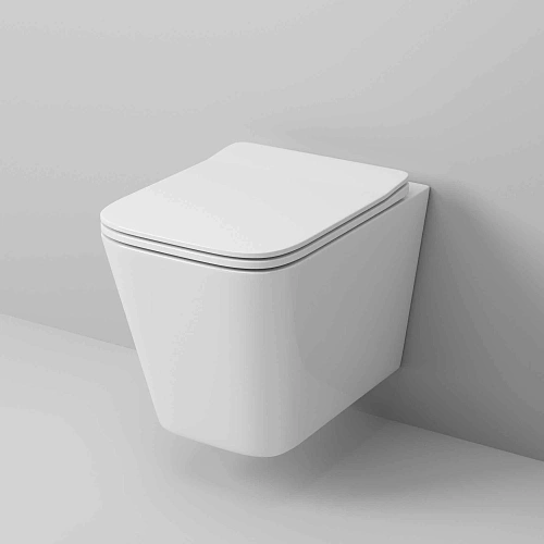 Унитаз подвесной GROSSMAN GR-4441S Falcon 520x360x350 безободковый с тонкой крышкой Унитаз подвесной GROSSMAN GR-4441S Falcon 520x360x350 безободковый с тонкой крышкой