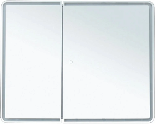 Зеркальный шкаф Aquanet Оптима 100 00341427 с LED подсветкой Зеркальный шкаф Aquanet Оптима 100 00341427 с LED подсветкой