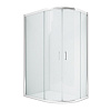 Картинка анонса товара «душевой уголок new trendy new varia 100x80x190 k-0507 (хром)»