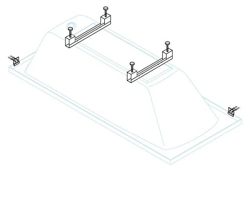 Ножки для ванны CEZARES LEG-KIT-150 Ножки для ванны CEZARES LEG-KIT-150