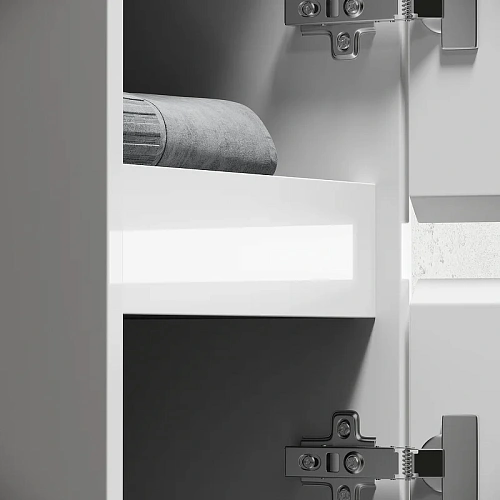 Шкаф-пенал Sancos Libra Floor PLB35FW напольный, белый глянец, 350х300х1870 мм Шкаф-пенал Sancos Libra Floor PLB35FW напольный, белый глянец, 350х300х1870 мм