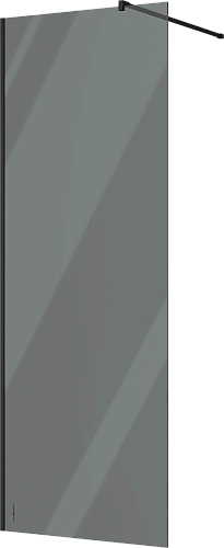 Душевая перегородка STWORKI Берген 80 см, профиль черный матовый, тонированое стекло 583053 Душевая перегородка STWORKI Берген 80 см, профиль черный матовый, тонированое стекло 583053