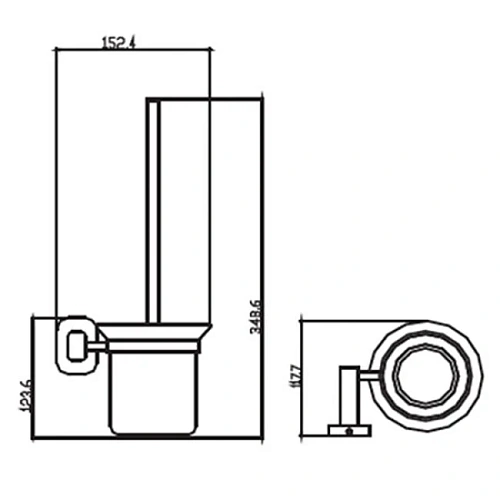 Ершик для унитаза Kaiser Oval KH-2046 Ершик для унитаза Kaiser Oval KH-2046