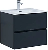 Тумба под раковину Aquanet Алвита New 60 2 ящика, антрацит 00277511
