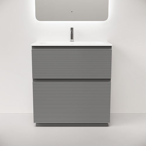 Тумба под раковину SANCOS Folk Floor FL80FES 790х445х850 Ergraut soft, напольная Тумба под раковину SANCOS Folk Floor FL80FES 790х445х850 Ergraut soft, напольная