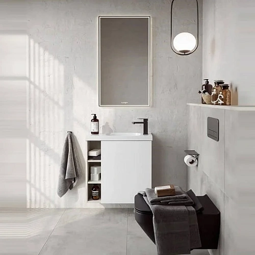 Корпус тумбы под раковину Aqwella Alba 60 R ALB0106RLS подвесной камень натуральный 600х700х250 мм Корпус тумбы под раковину Aqwella Alba 60 R ALB0106RLS подвесной камень натуральный 600х700х250 мм