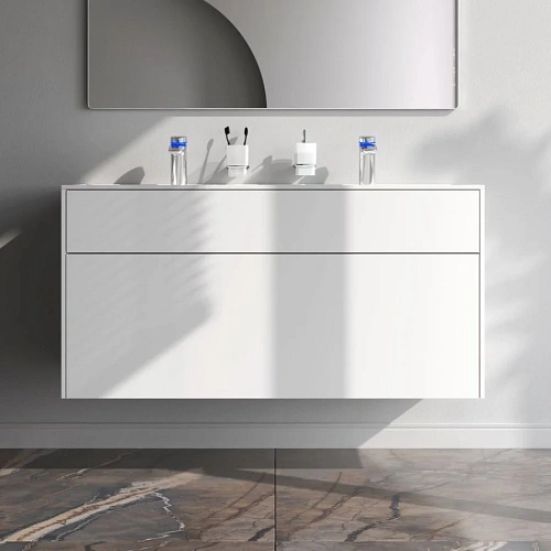 Тумба под раковину AM.PM Inspire V2.0 M50AFHX1203WM подвесная, 120 см, push-to-open, белый матов Тумба под раковину AM.PM Inspire V2.0 M50AFHX1203WM подвесная, 120 см, push-to-open, белый матов