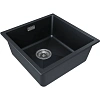 Кухонная мойка Paulmark LUMI 45UNI LU45-BLM, черный металлик, 455х460 Кухонная мойка Paulmark LUMI 45UNI LU45-BLM, черный металлик, 455х460