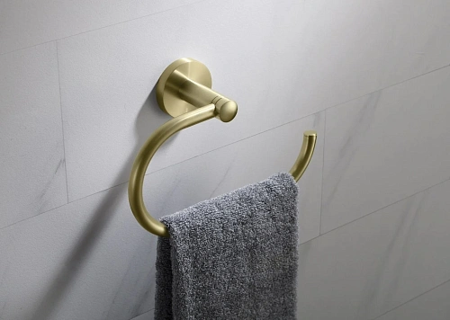 Полотенцедержатель Timo Saona 13050/17 золото матовое Полотенцедержатель Timo Saona 13050/17 золото матовое