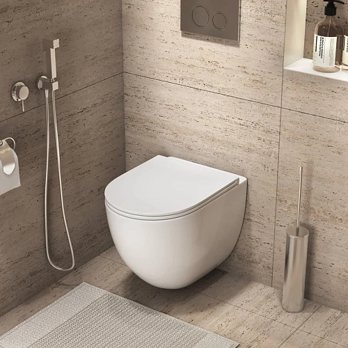 Унитаз подвесной GROSSMAN GR-4411SQC 520x360x400, безободковый, смыв торнадо бесшумный с сиденьем Унитаз подвесной GROSSMAN GR-4411SQC 520x360x400, безободковый, смыв торнадо бесшумный с сиденьем