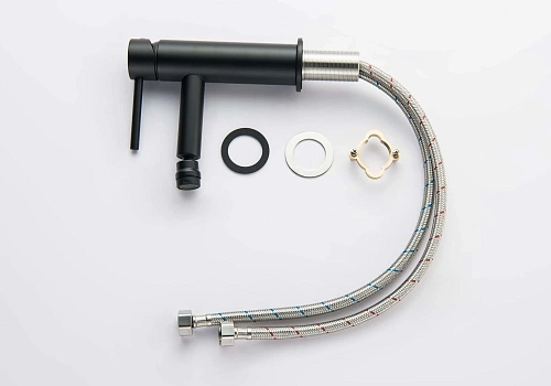 Смеситель для биде Aquatek ЕВРОПА AQ1318MB Черный матовый Смеситель для биде Aquatek ЕВРОПА AQ1318MB Черный матовый