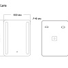 Зеркало GROSSMAN LARA (600x800x45) LED с сенсорным выключателем и гравировкой 136080 Зеркало GROSSMAN LARA (600x800x45) LED с сенсорным выключателем и гравировкой 136080