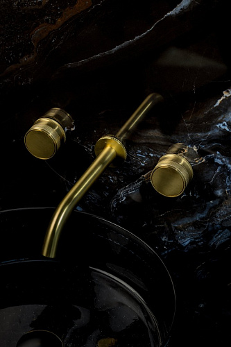 Смеситель для раковины Boheme PRESTIGE MAT GOLD встраиваемый 152-2-MG-PR Смеситель для раковины Boheme PRESTIGE MAT GOLD встраиваемый 152-2-MG-PR