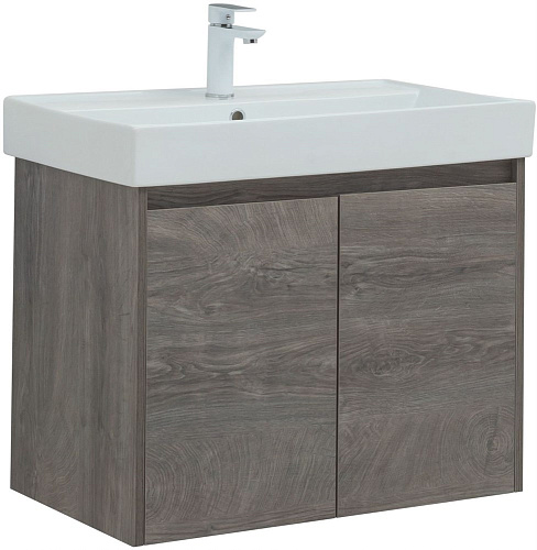 Тумба под раковину Aquanet Nova Lite 75 дуб рошелье (2 дверцы) 00298851 Тумба под раковину Aquanet Nova Lite 75 дуб рошелье (2 дверцы) 00298851