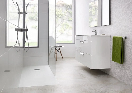 Душевой поддон Roca Terran 1200x700 белый, с сифоном и решеткой, AP1014B02BC01100 Душевой поддон Roca Terran 1200x700 белый, с сифоном и решеткой, AP1014B02BC01100