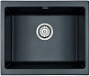 Кухонная мойка Paulmark GERA, PM205546-BLM, черный металлик, 555х460, подст. мон