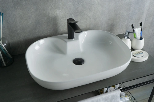 Раковина Gid N9446b 51156 накладная белая 61x42x12.5 Раковина Gid N9446b 51156 накладная белая 61x42x12.5