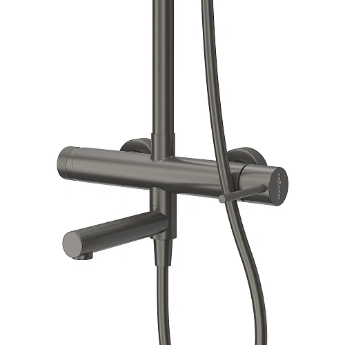 Душевая система CEZARES RELAX-CVD-GM оружейная сталь Душевая система CEZARES RELAX-CVD-GM оружейная сталь