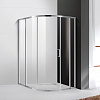 Картинка анонса товара «душевой уголок cezares molveno-rh-11-130/120-c-cr-iv 130x120см стекло прозрачное, профиль хром»