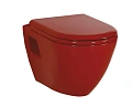 Унитаз подвесной Creavit Terra TP325-11KI00E-0000 красный Унитаз подвесной Creavit Terra TP325-11KI00E-0000 красный