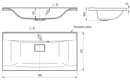 Раковина Vincea VCB-3M900W из искусственного камня, цвет белый Раковина Vincea VCB-3M900W из искусственного камня, цвет белый