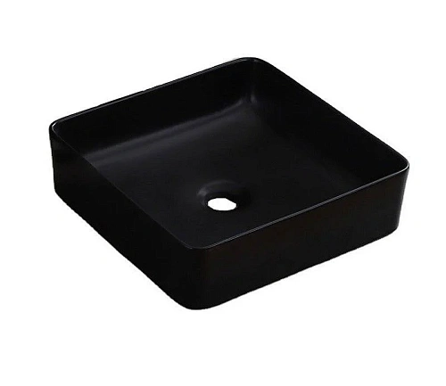 Раковина CeramaLux 1305MB накладная, черный матовый Раковина CeramaLux 1305MB накладная, черный матовый
