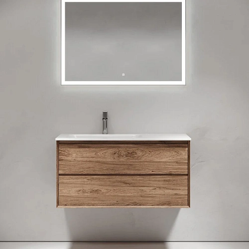 Тумба под раковину Sancos Marmi 2.0 MR2.0100LECH левая, 995х445х520, дуб чарльстон, подвесная Тумба под раковину Sancos Marmi 2.0 MR2.0100LECH левая, 995х445х520, дуб чарльстон, подвесная