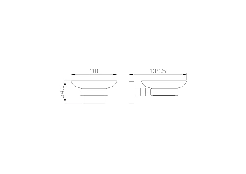 Мыльница Wonzon & Woghand брашированный никель (WW-8922-BN) Мыльница Wonzon & Woghand брашированный никель (WW-8922-BN)