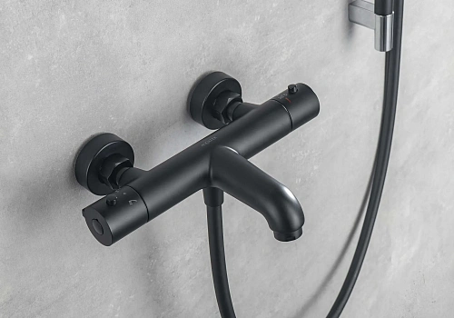 Смеситель для ванны Aquatek ВЕГА AQ1043MB черный матовый Смеситель для ванны Aquatek ВЕГА AQ1043MB черный матовый