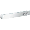 Смеситель для душа hansgrohe ShowerTablet 600 на 2 потребителя, термостатический хром 13108000 Смеситель для душа hansgrohe ShowerTablet 600 на 2 потребителя, термостатический хром 13108000