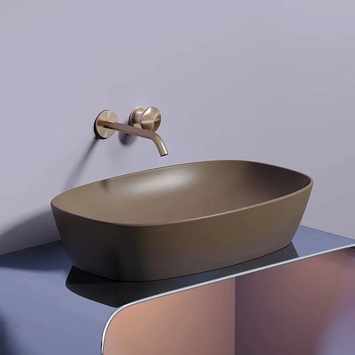 Раковина Ceramica Nova ELEMENT CN6049MDB Темно-Коричневый матовый накладная Раковина Ceramica Nova ELEMENT CN6049MDB Темно-Коричневый матовый накладная
