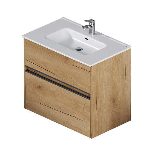 Тумба под раковину AM.PM Sense M7BFUX0802OF универсальная, 80 см, светлое дерево Тумба под раковину AM.PM Sense M7BFUX0802OF универсальная, 80 см, светлое дерево