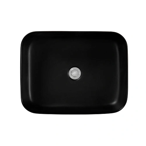 Раковина Aquatek ВЕГА AQ5515-MB 500x390x130, матовый черный, накладная Раковина Aquatek ВЕГА AQ5515-MB 500x390x130, матовый черный, накладная