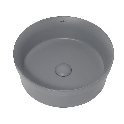 Раковина ABBER Bequem AC2103MG накладная, серая матовая Раковина ABBER Bequem AC2103MG накладная, серая матовая