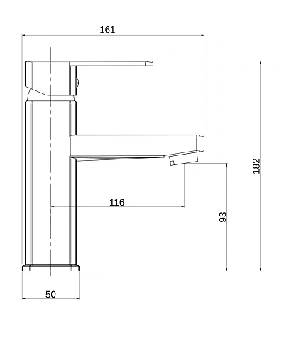 Смеситель для раковины OneLife P06-021cr хром Смеситель для раковины OneLife P06-021cr хром