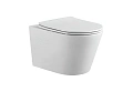 Унитаз подвесной Aquatek ВЕГА AQ1905-00 525x360x320 безободковый, тонкое сиденье Soft Close Унитаз подвесной Aquatek ВЕГА AQ1905-00 525x360x320 безободковый, тонкое сиденье Soft Close