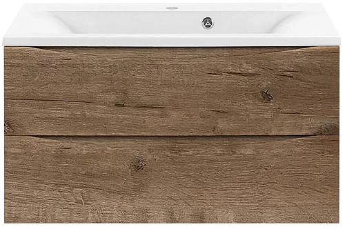 Тумба под раковину Vincea Mia 900 подвесная, 2 выкатных ящика soft close, V.Oak VMC-2MA900VO Тумба под раковину Vincea Mia 900 подвесная, 2 выкатных ящика soft close, V.Oak VMC-2MA900VO