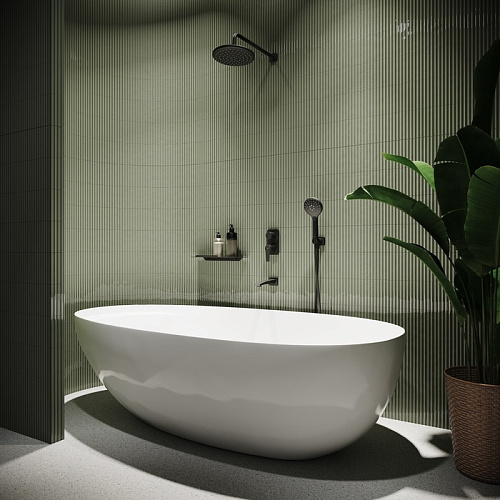 Душевая система IDDIS скрытого монтажа с тропическим душем, ручным душем и изливом, черный матовый, Ray, (RAYBL03i68) Душевая система IDDIS скрытого монтажа с тропическим душем, ручным душем и изливом, черный матовый, Ray, (RAYBL03i68)